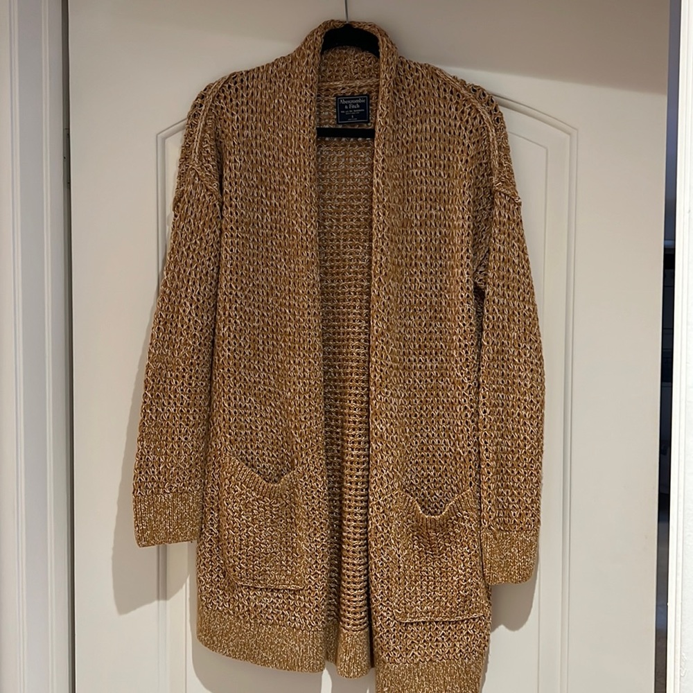 Abercrombie & Fitch Knitted Open Sweater